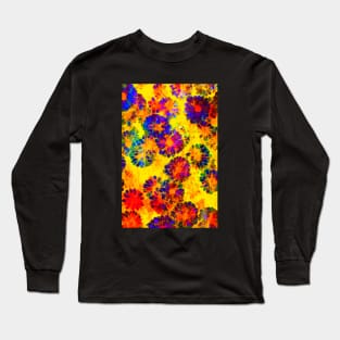 BOHO floral design - bright and colorful Long Sleeve T-Shirt